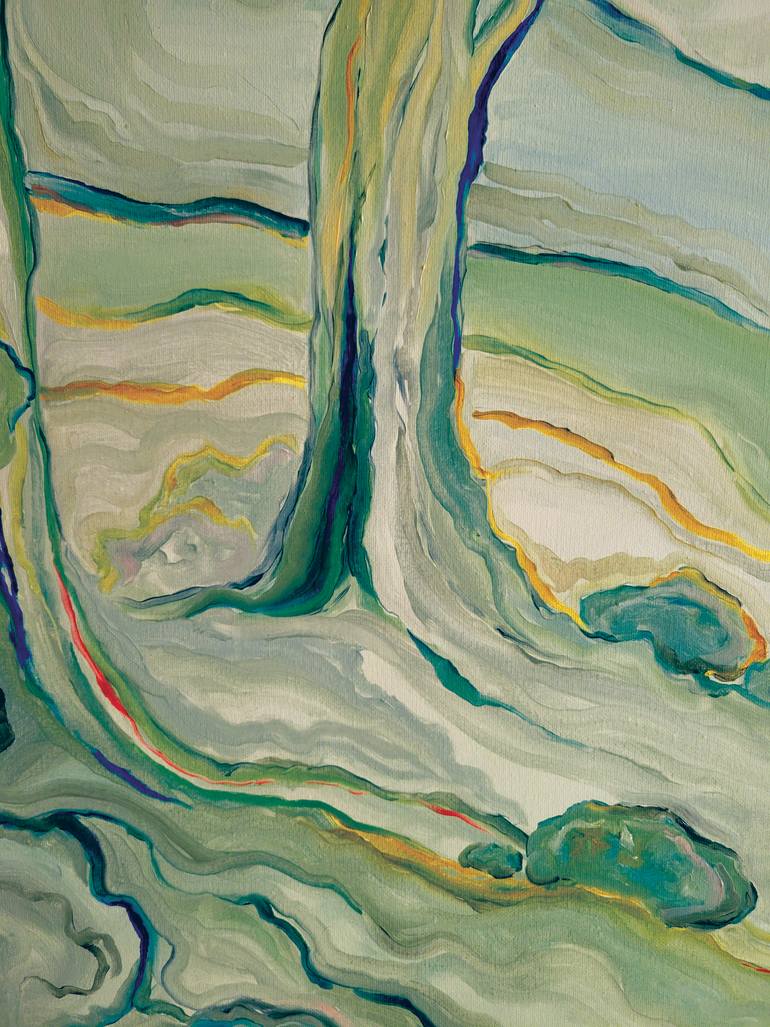 Original Abstract Landscape Painting by Liudmyla Koveshnikova