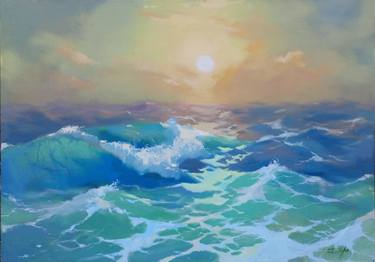 Original Figurative Seascape Paintings by Denis Bely