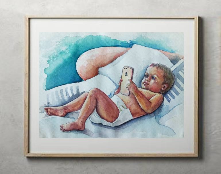 Original Figurative Other Painting by Iryna Kaminska