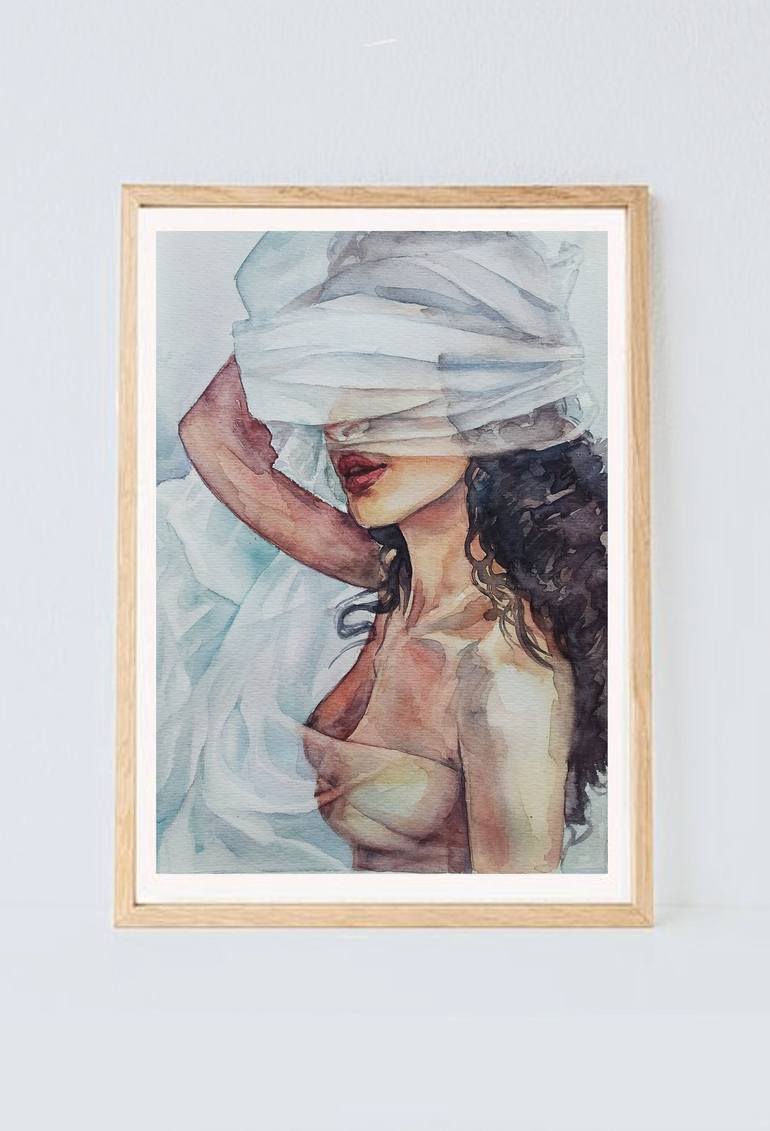 Original Fine Art Nude Painting by Iryna Kaminska