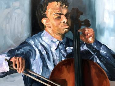 Original Expressionism Music Paintings by Barbara Alattyani