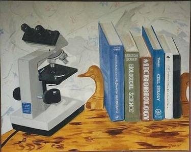 Microscope and Books thumb