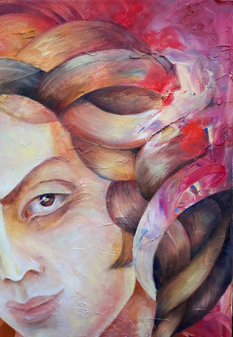 Original Portraiture Men Painting by Alla Kan