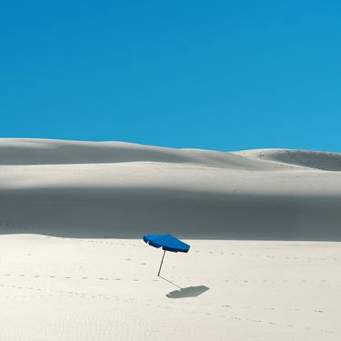 Umbrella on the desert thumb