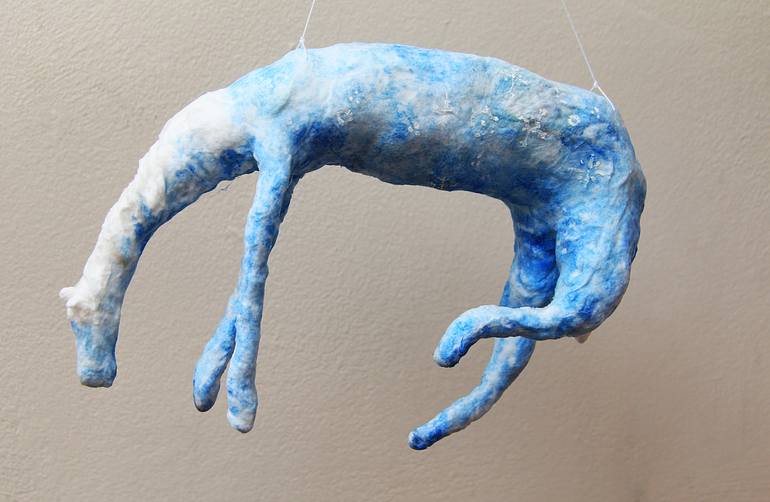Original Folk Animal Sculpture by Margarita Vul