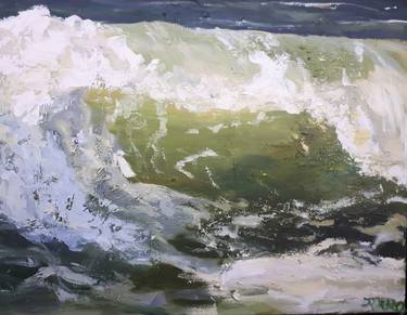 Original Impressionism Seascape Painting by Judie Reinert