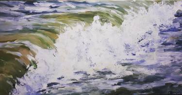 Original Impressionism Seascape Painting by Judie Reinert
