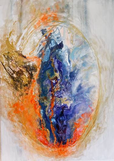 Original Abstract Expressionism Abstract Paintings by Gabriele Hohne