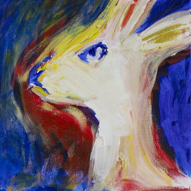Original Abstract Expressionism Animal Paintings by Gabriele Hohne