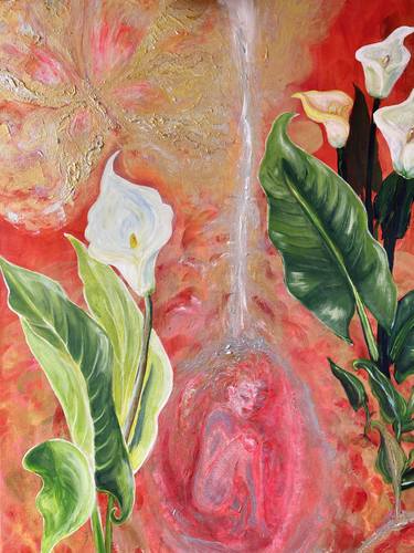 Original Conceptual Botanic Paintings by Gabriele Hohne