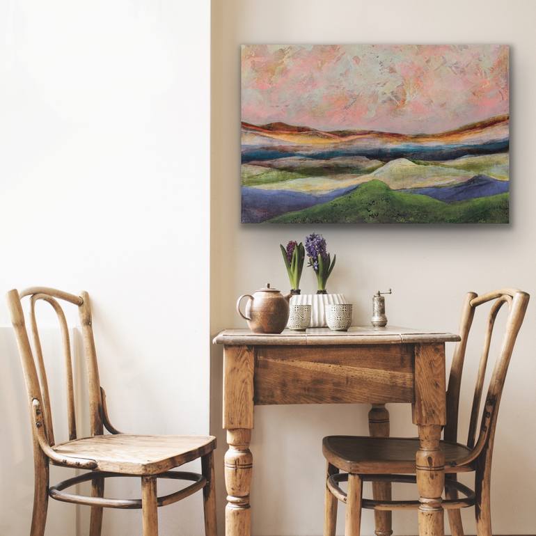 Original Abstract Landscape Painting by Jen Crowe