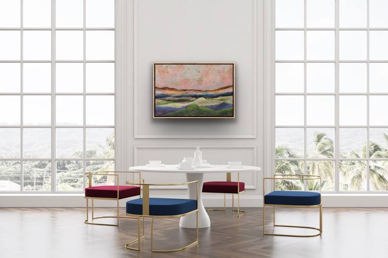 Original Abstract Landscape Painting by Jen Crowe