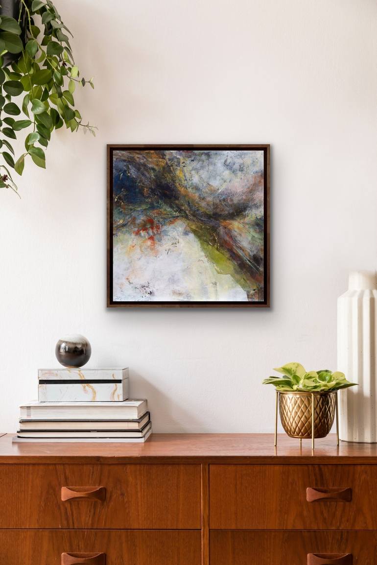 Original Abstract Expressionism Abstract Painting by JEN CROWE