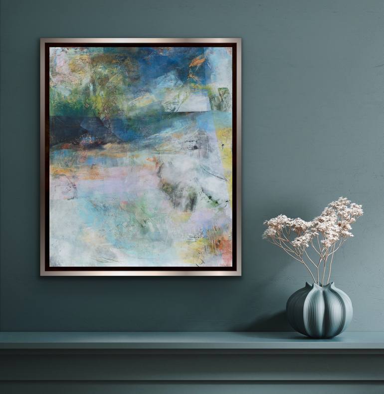 Original Abstract Expressionism Abstract Painting by JEN CROWE