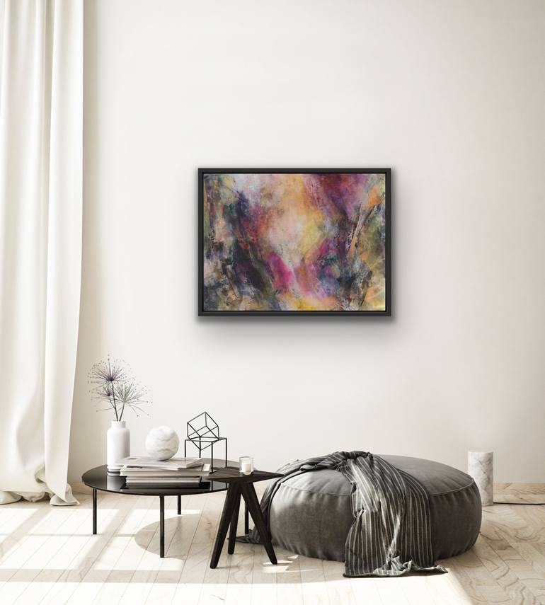 Original Abstract Expressionism Abstract Painting by JEN CROWE