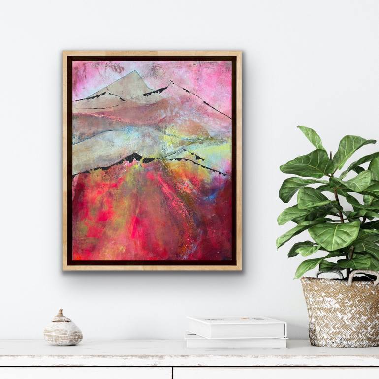 Original Abstract Expressionism Abstract Painting by JEN CROWE