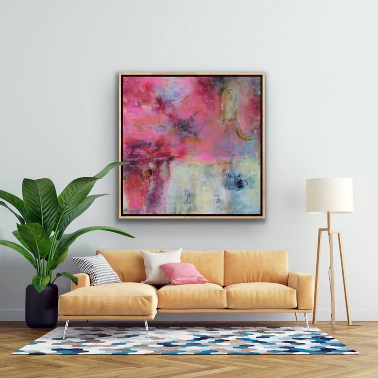 Original Abstract Expressionism Abstract Painting by JEN CROWE