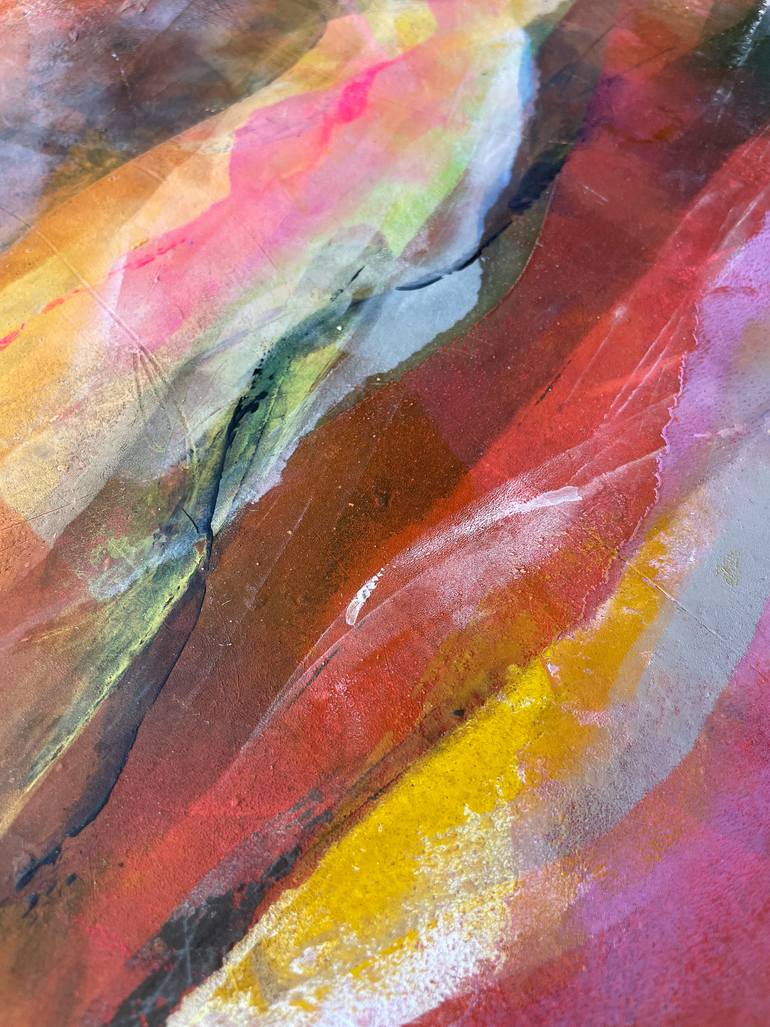 Original Abstract Expressionism Abstract Painting by Jen Crowe