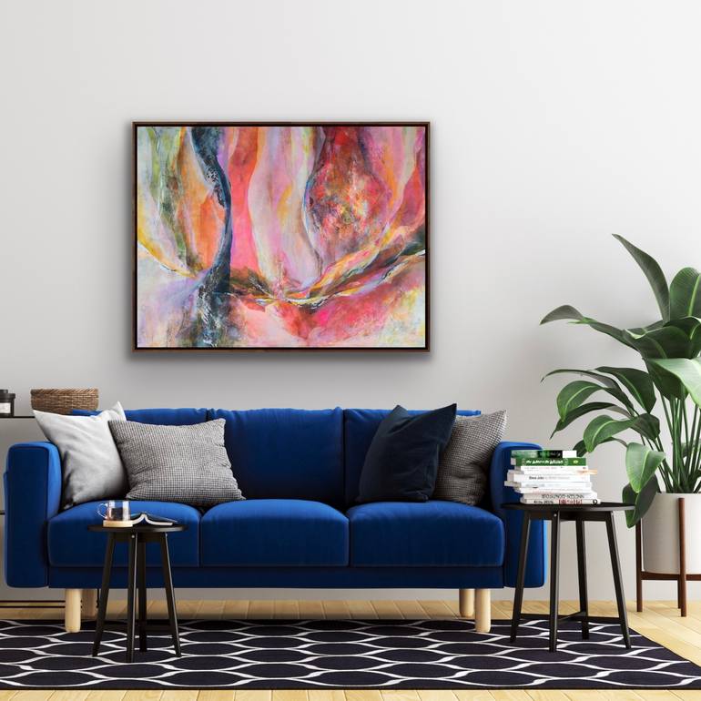 Original Abstract Expressionism Abstract Painting by Jen Crowe