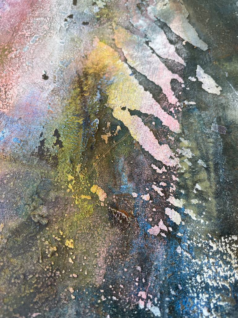 Original Abstract Expressionism Abstract Painting by Jen Crowe