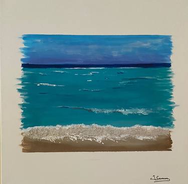 Print of Beach Paintings by Irene Serrano Cuenca