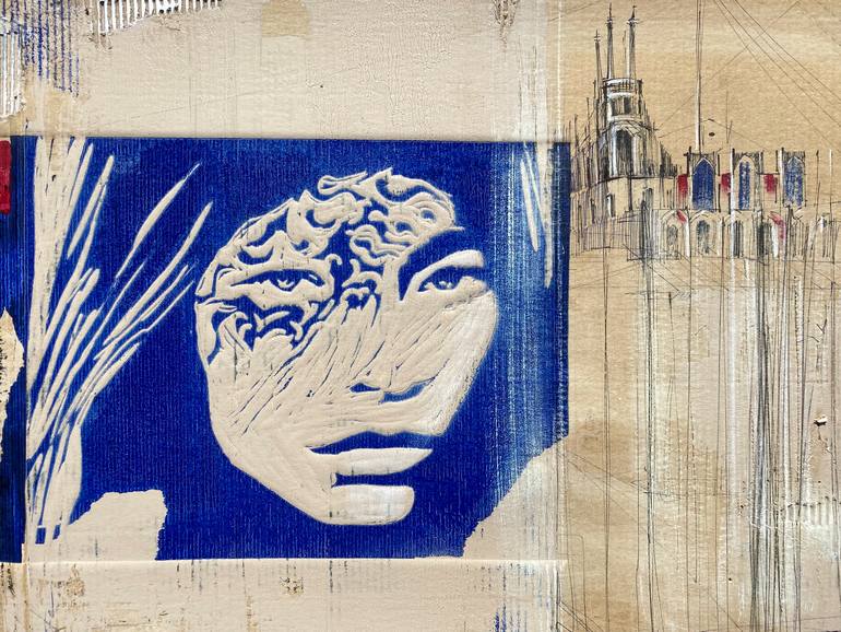 Original Contemporary People Mixed Media by Natasha Granata