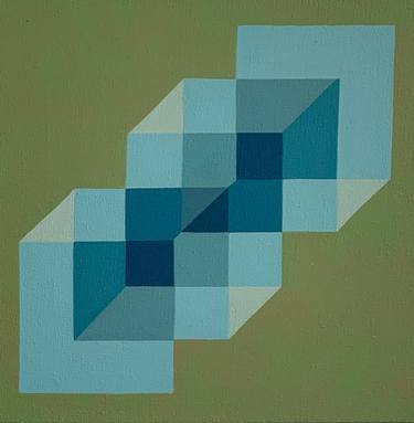 Original Geometric Painting by Benjamin Weaver