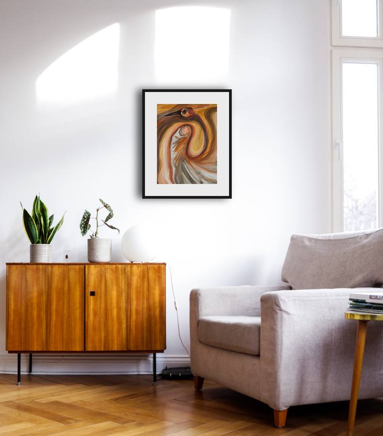 Original Expressionism Animal Painting by Ciprian-Florin Stancu