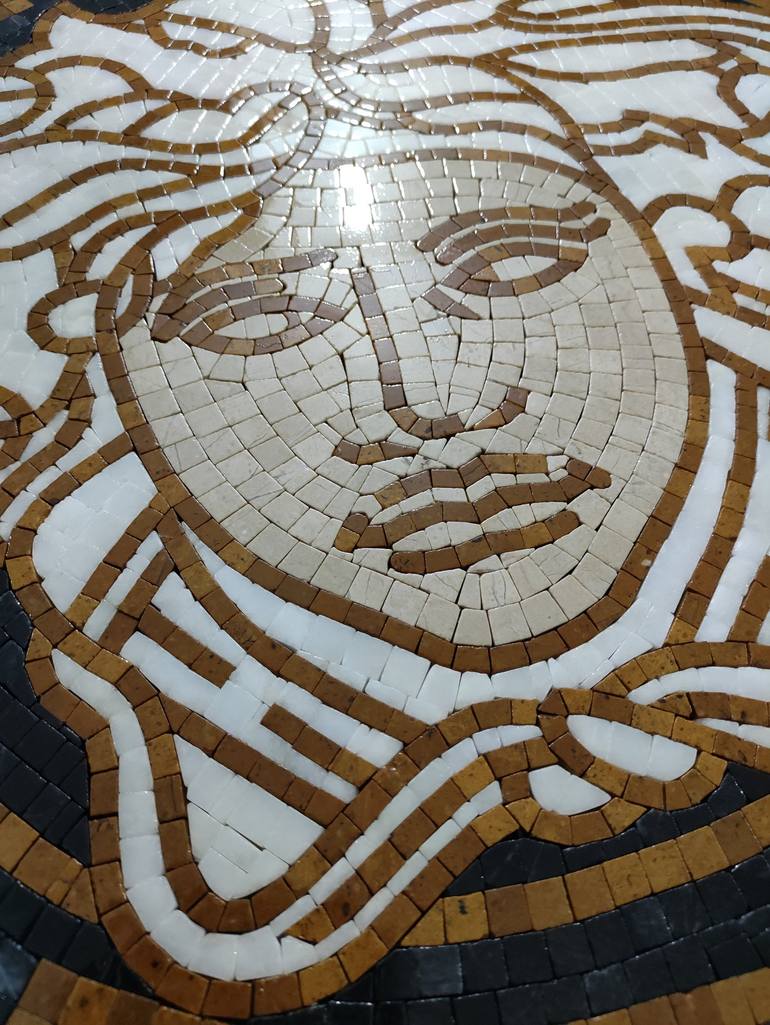 Original Figurative Classical mythology Mixed Media by Royale Mosaics