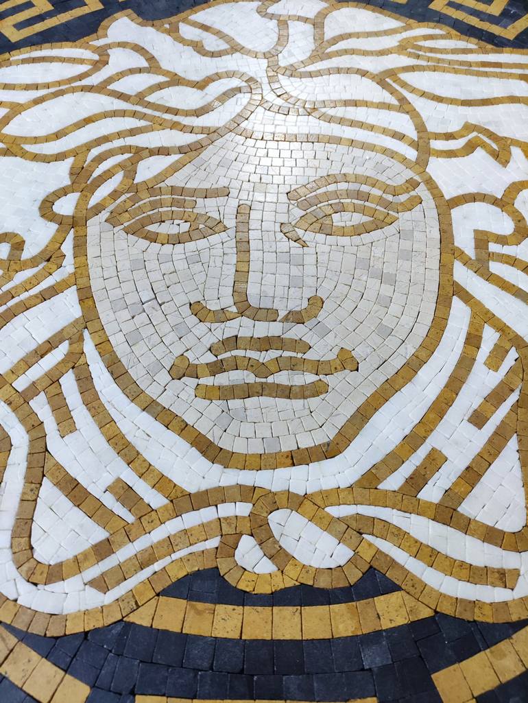 Original Figurative Classical mythology Mixed Media by Royale Mosaics