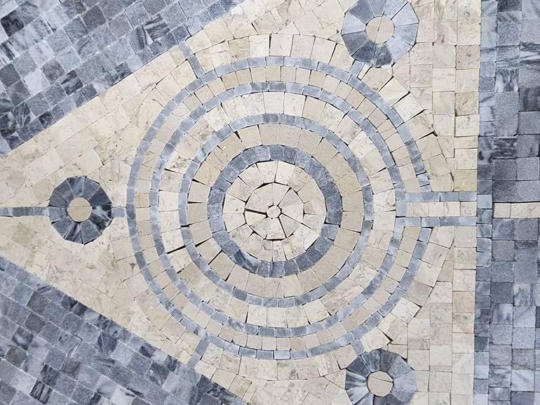 Original Modern Geometric Mixed Media by Royale Mosaics