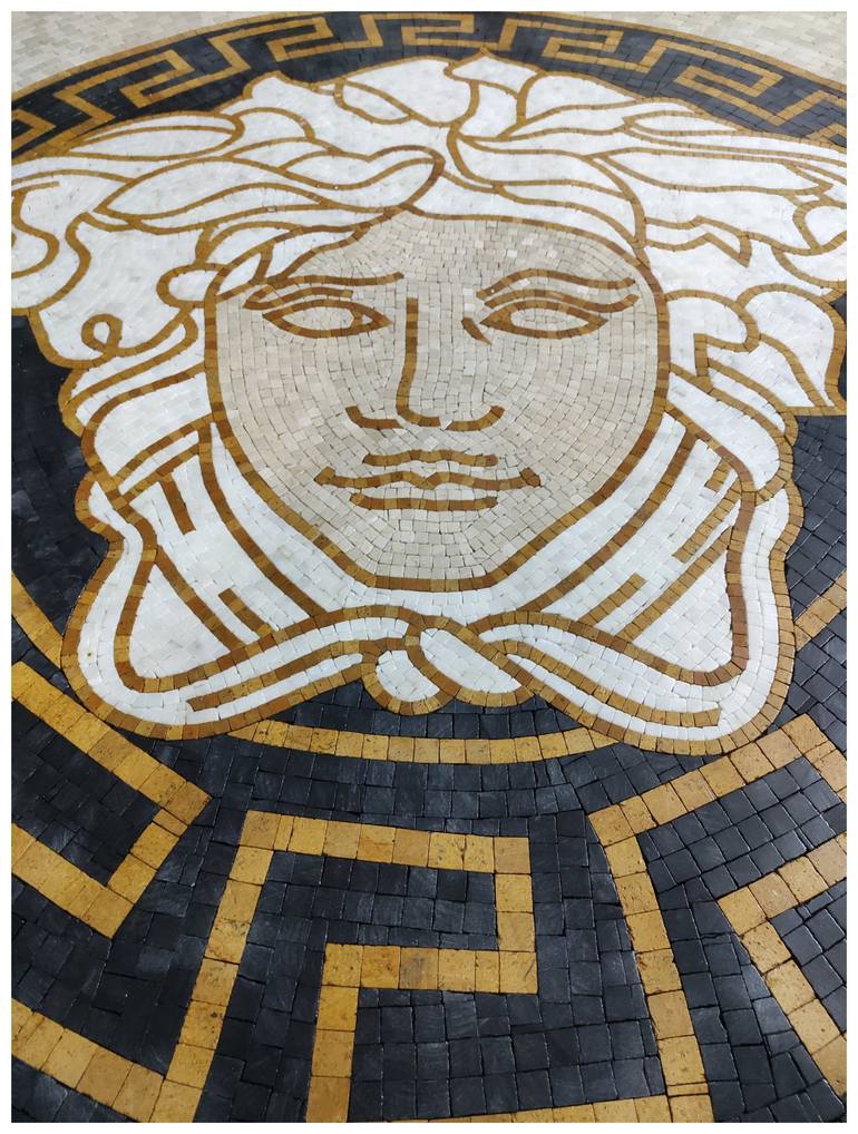 Original Versace Classical mythology Installation by Royale Mosaics