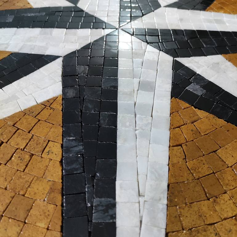 Original compass Home Installation by Royale Mosaics