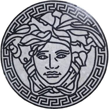 Original Versace Classical mythology Mixed Media by Royale Mosaics