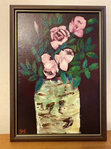 Print of Fine Art Floral Paintings by Sanjay Pradhan