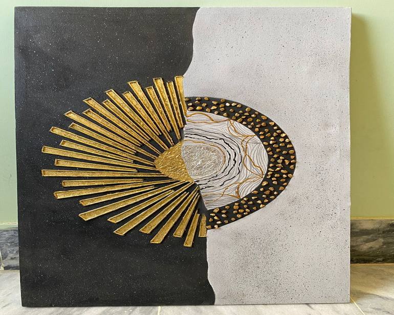 Original Contemporary Abstract Mixed Media by Sidra Imran