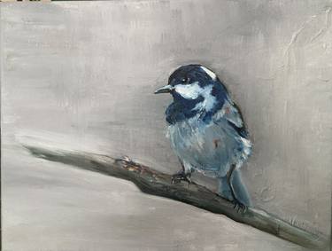 Original Minimalism Nature Painting by Giedre Pipinyte-Grunskiene