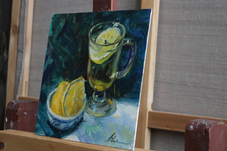 Original Fine Art Food & Drink Painting by Kseniya Averina