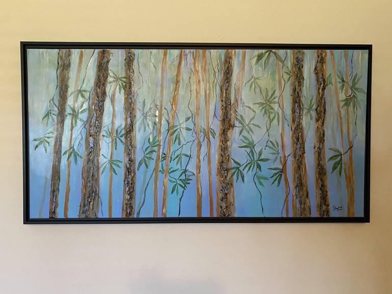 Original Abstract Expressionism Nature Painting by Carolyn Jenkins