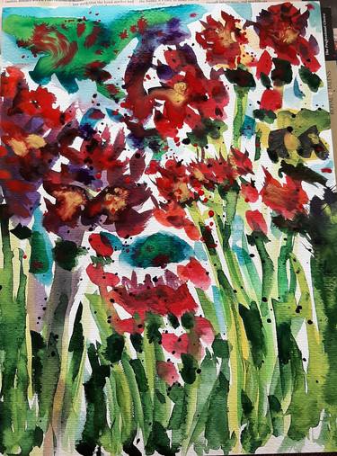 Print of Impressionism Botanic Paintings by Zofia Szymanska