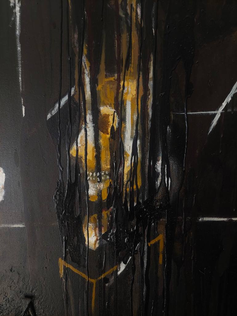 Original Abstract Expressionism Abstract Painting by Vasilis Angelopoulos