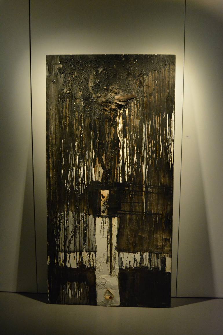 Original Abstract Mortality Painting by Vasilis Angelopoulos
