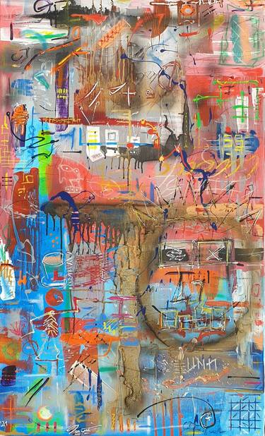 Original Abstract Expressionism Abstract Paintings by Mirko Gajic