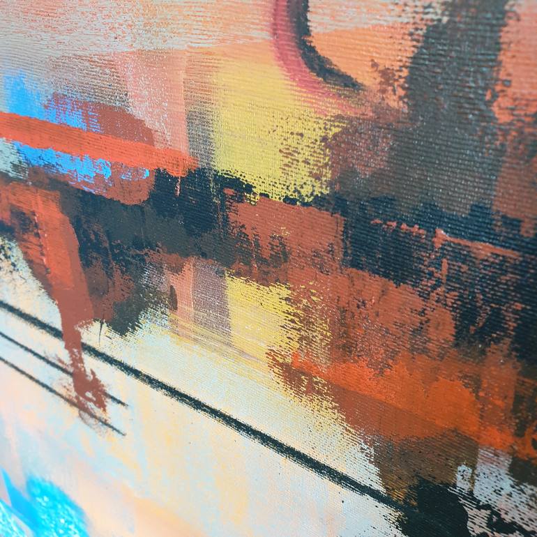 Original Abstract Expressionism Abstract Painting by Mirko Gajic