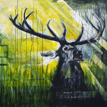 Print of Abstract Animal Paintings by Andrew Cronin