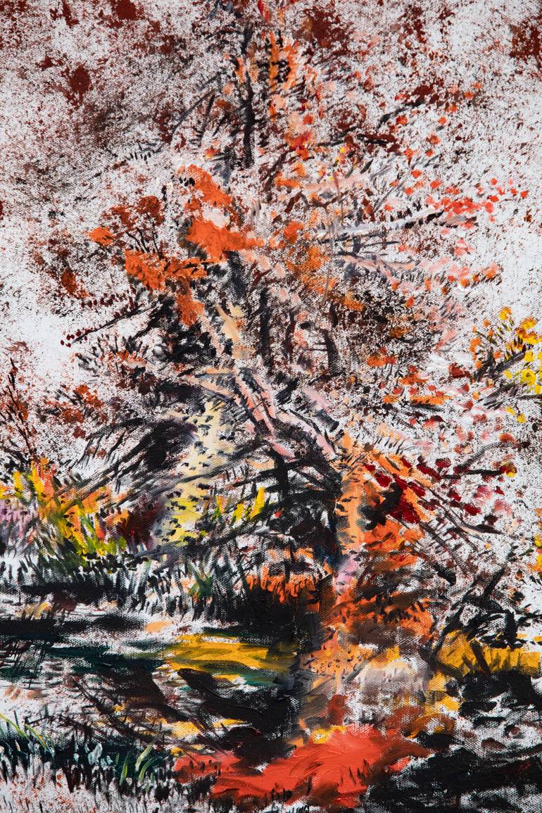 Original Impressionism Landscape Painting by Deming Liao