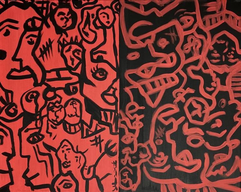Print of Abstract Expressionism Abstract Painting by Zeynep Salim