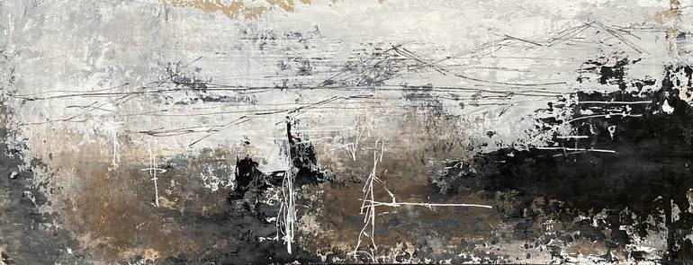Original Abstract Expressionism Abstract Painting by Lena Solomenchuk