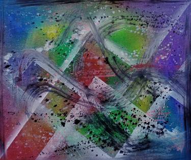 Original Abstract Painting by Tayyab Shafique