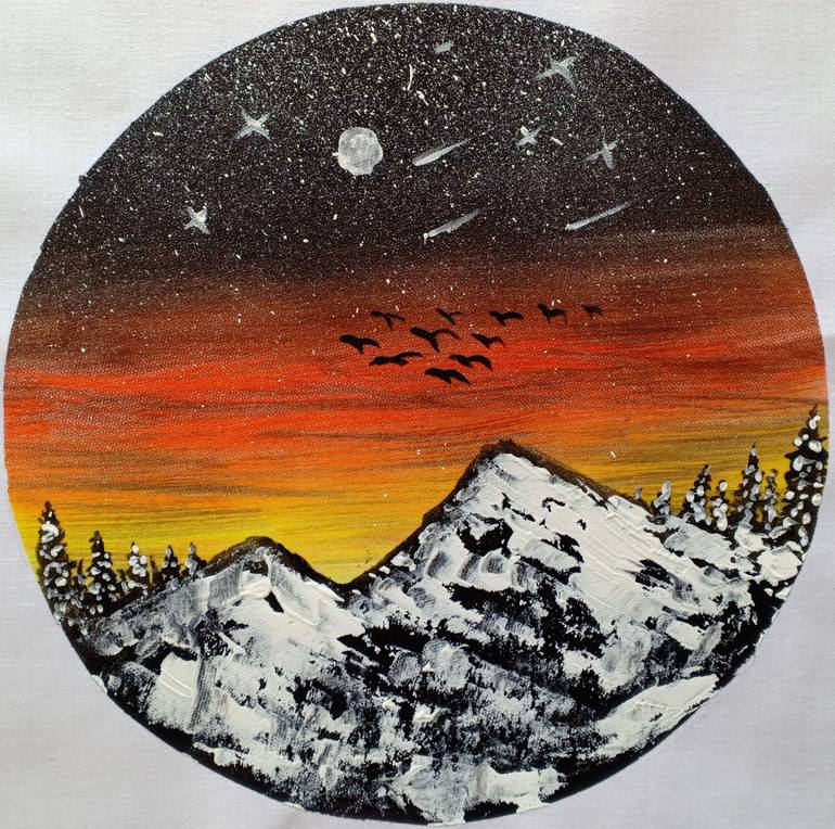 Original Abstract Expressionism Still Life Painting by Tayyab Shafique